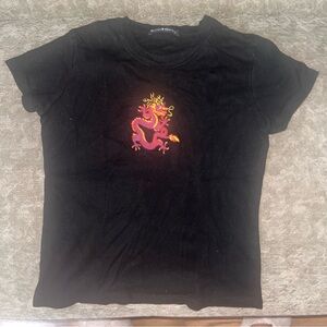 Brandy Melville Dragon Baby Tee